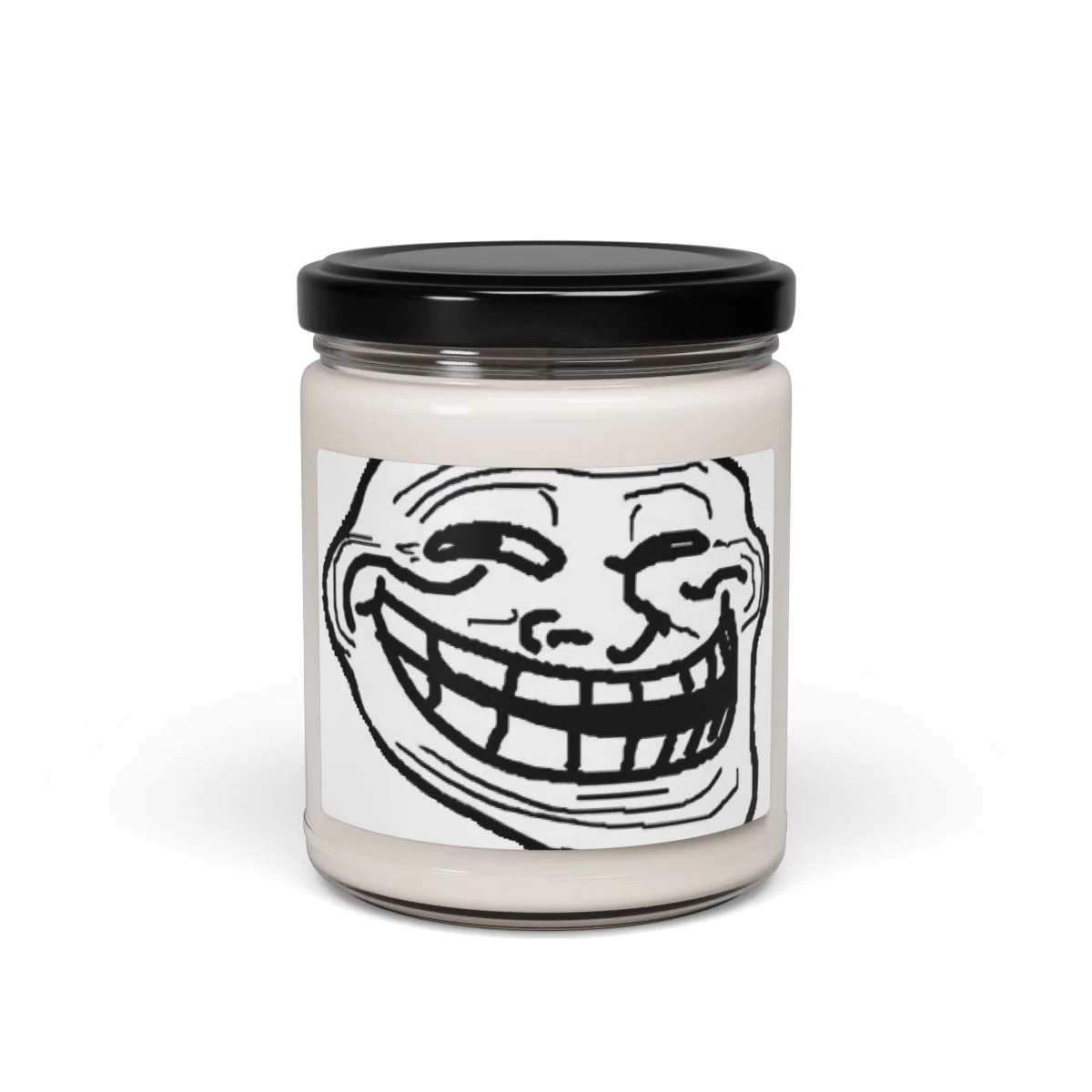 Trollface Meme Scented Soy Candle | Internet Culture Home Decor 9oz
